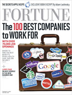 2012 100 Best Company's To Work For Cover